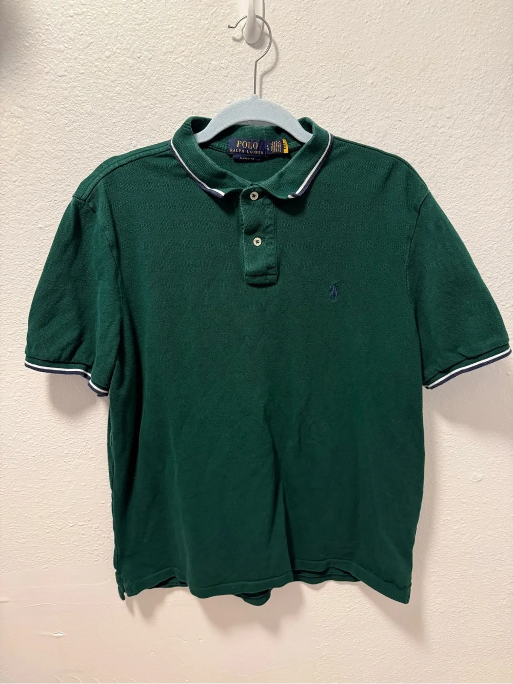 Polo Ralph Lauren Men’s Classic Fit New Forest Green Short-Sleeve Polo Large
